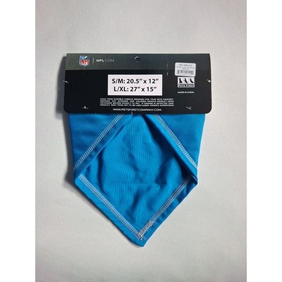 Pets First NFL Dog Tie Bandana The Ultimate Scarf Bandana For Dogs & Cats S/M - Picture 2 of 2